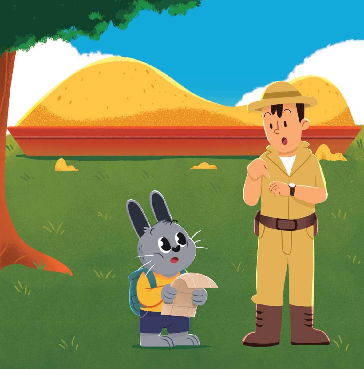 Truyện thai giáo tiếng Anh (Thai giáo ngoại ngữ): The Easter Bunny School