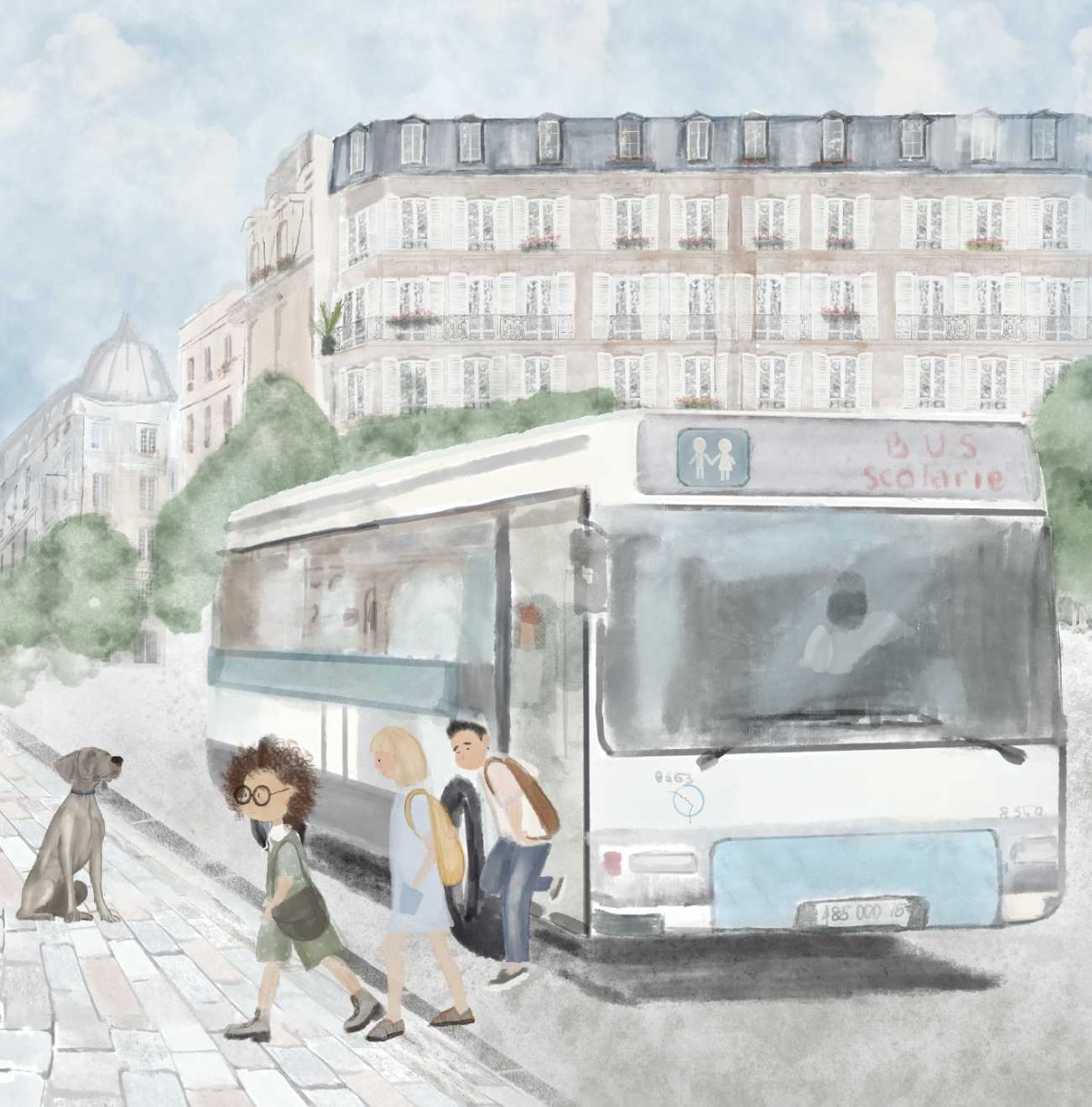 Truyện thai giáo tiếng Anh (Thai giáo ngoại ngữ): A Puppy Lost in Paris