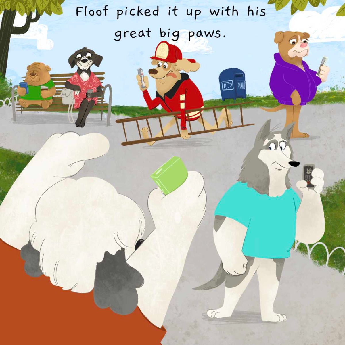 Truyện thai giáo tiếng Anh (Thai giáo ngoại ngữ): Floof Wants A Phone