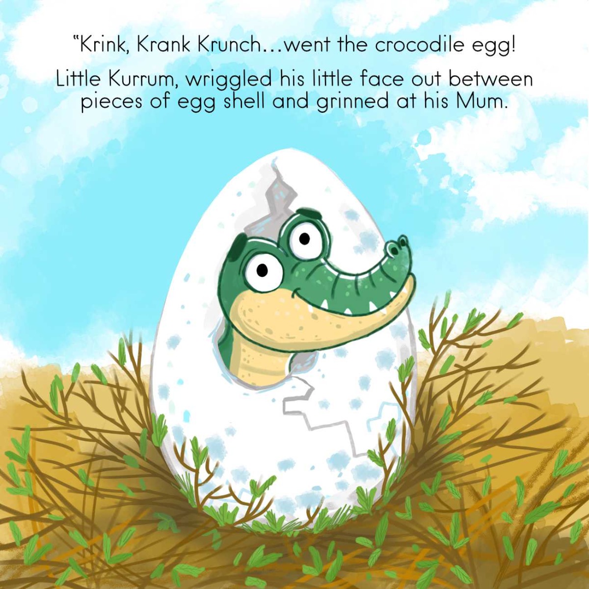 Truyện thai giáo tiếng Anh (Thai giáo ngoại ngữ): Smile, Crocodile!