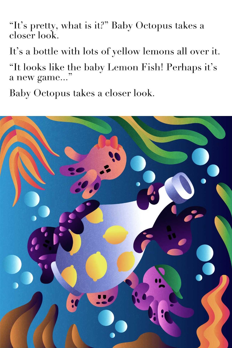 Truyện thai giáo tiếng Anh (Thai giáo ngoại ngữ): Octopus in a Bottle