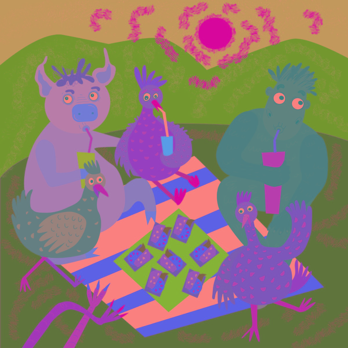 Truyện thai giáo tiếng Anh (Thai giáo ngoại ngữ): The Big Pink Pig