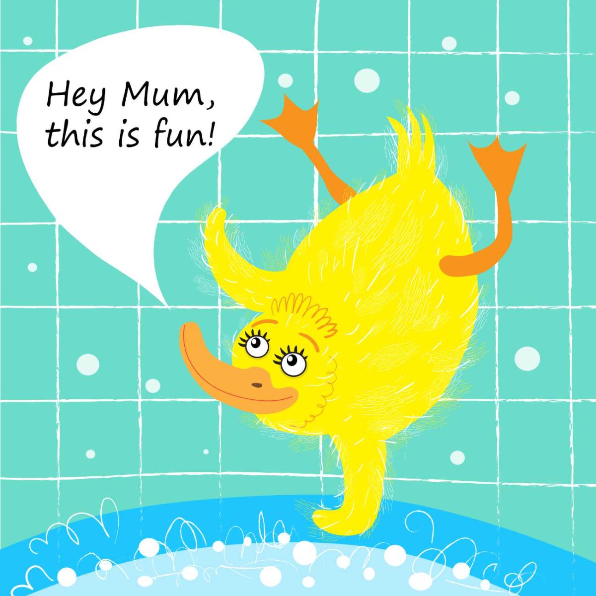 Truyện thai giáo tiếng Anh (Thai giáo ngoại ngữ): Fluffy Duck In The Tub