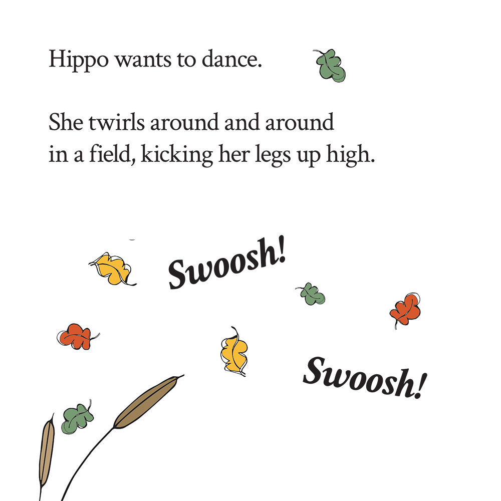 Truyện thai giáo tiếng Anh (Thai giáo ngoại ngữ): Hippo Wants to Dance