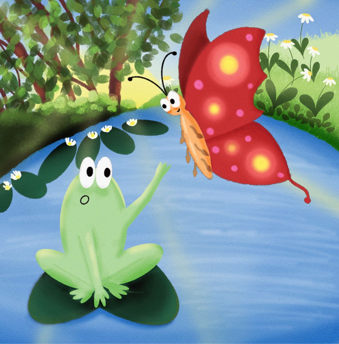 Truyện thai giáo tiếng Anh (Thai giáo ngoại ngữ): Where’s My Lily Pad?