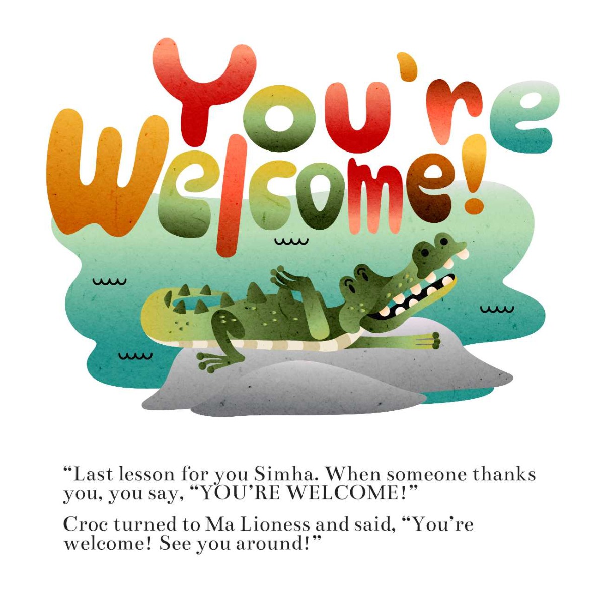 Truyện thai giáo tiếng Anh (Thai giáo ngoại ngữ): ‘Please’ and ‘Thank You’ Simha!