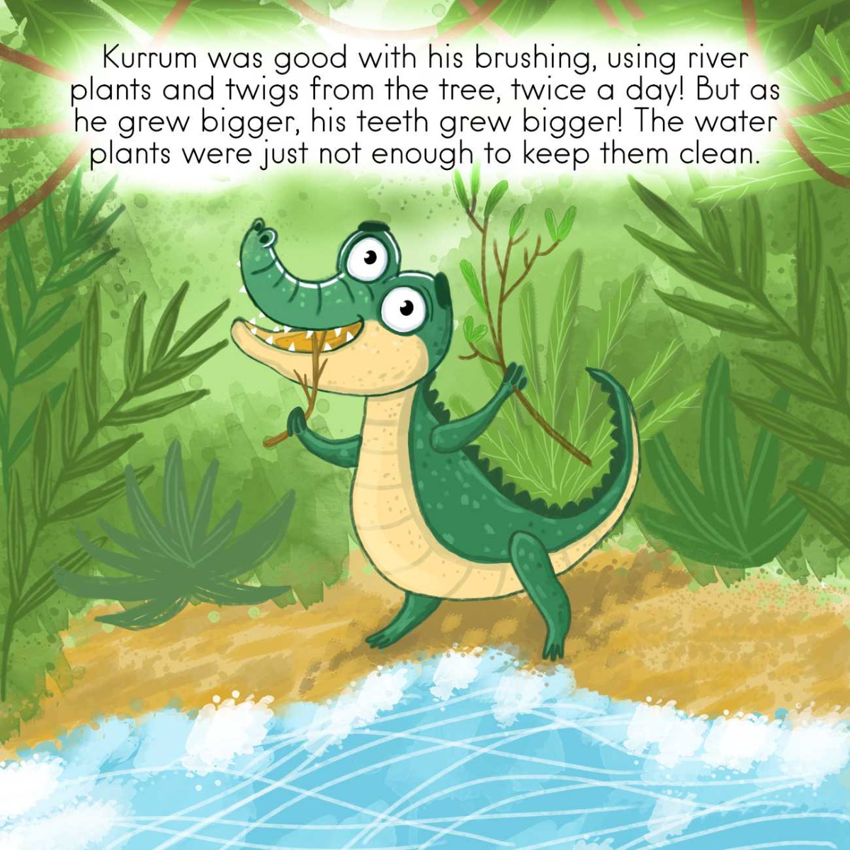 Truyện thai giáo tiếng Anh (Thai giáo ngoại ngữ): Smile, Crocodile!