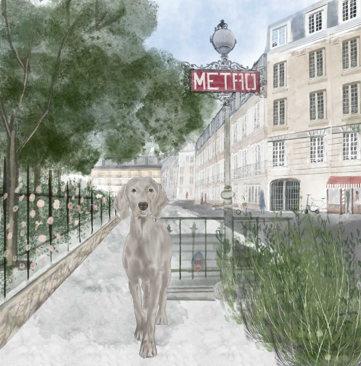 Truyện thai giáo tiếng Anh (Thai giáo ngoại ngữ): A Puppy Lost in Paris