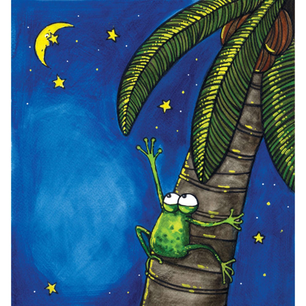 Truyện thai giáo tiếng Anh (Thai giáo ngoại ngữ): Frog’s Starry Wish