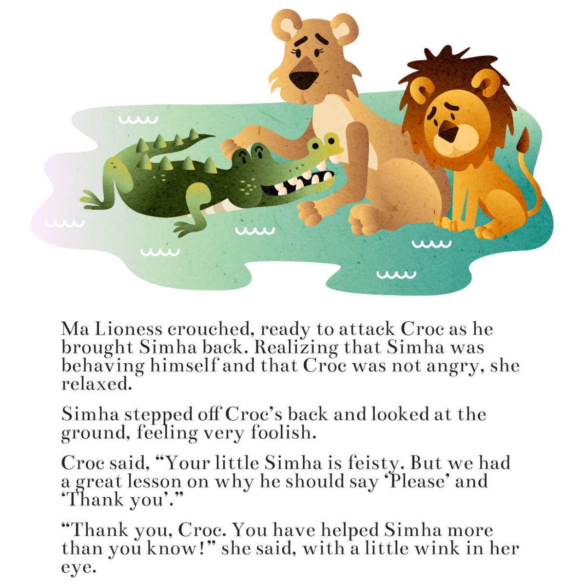 Truyện thai giáo tiếng Anh (Thai giáo ngoại ngữ): ‘Please’ and ‘Thank You’ Simha!