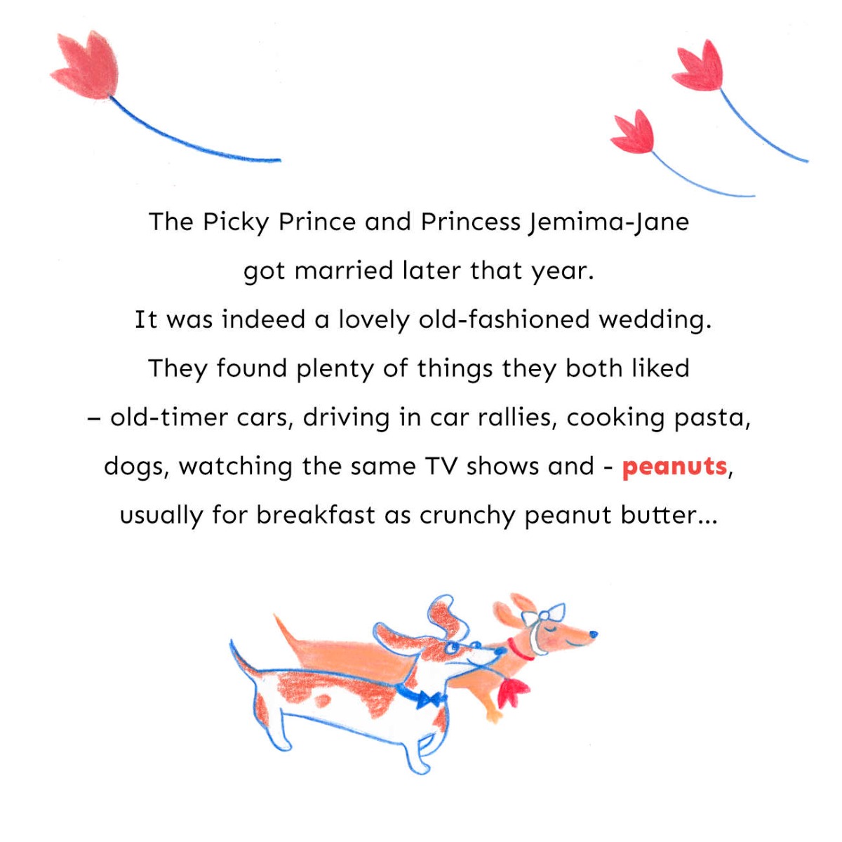 Truyện thai giáo tiếng Anh (Thai giáo ngoại ngữ): The Picky Prince, the Princess and the Peanut