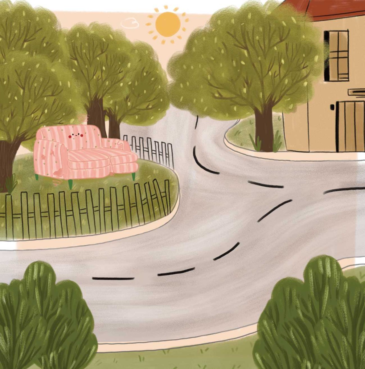 Truyện thai giáo tiếng Anh (Thai giáo ngoại ngữ): The Neighbourhood Sofa