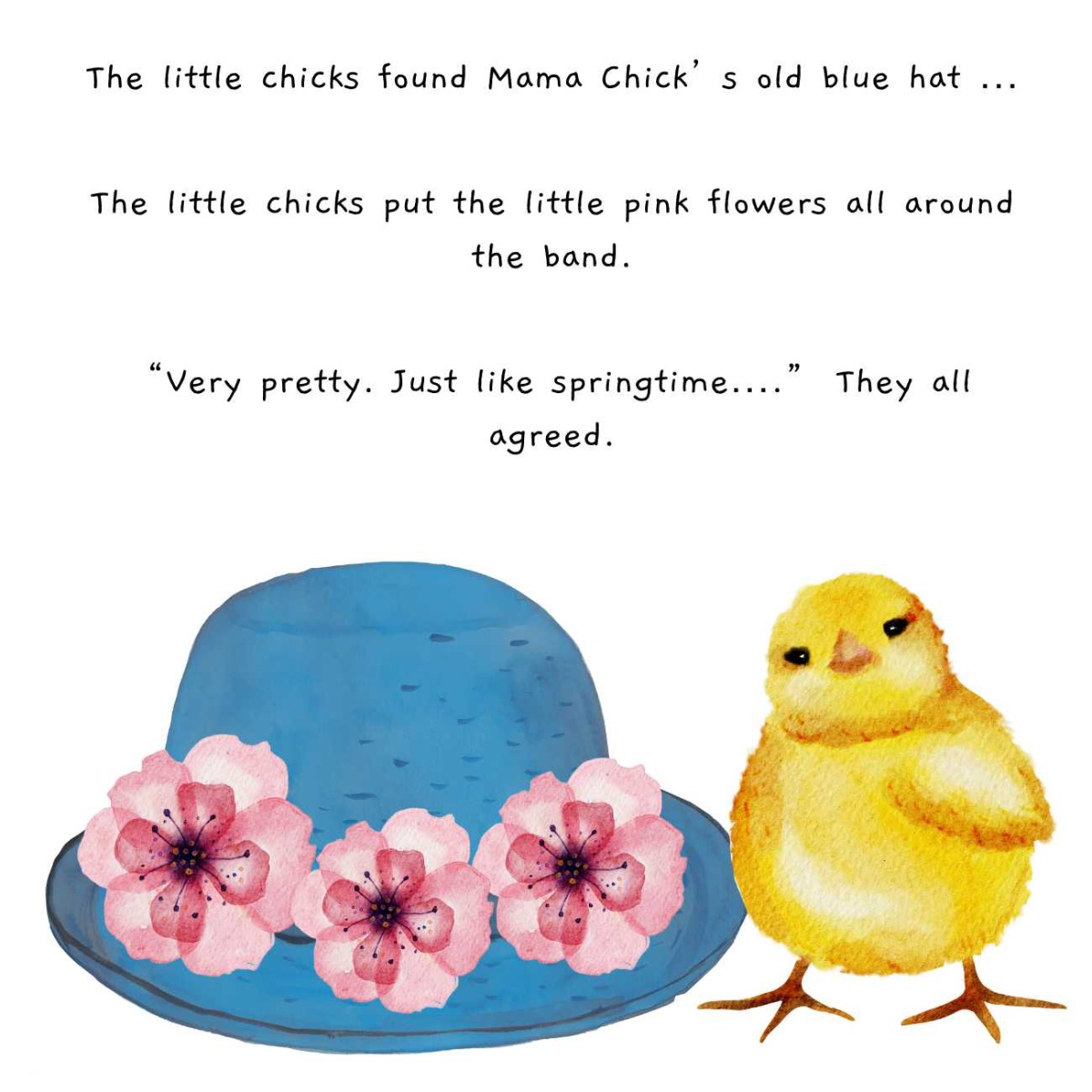 Truyện thai giáo tiếng Anh (Thai giáo ngoại ngữ): Mama Chick’s New Easter Hat