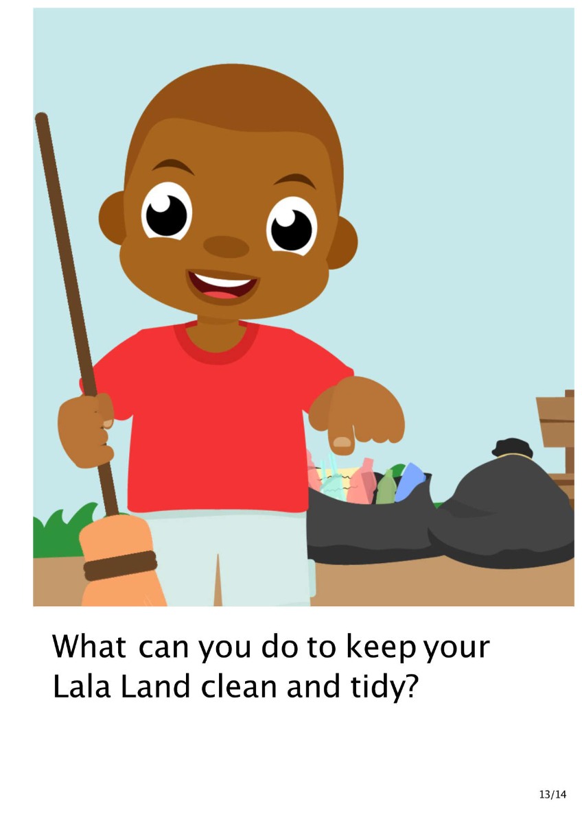 Truyện thai giáo tiếng Anh (Thai giáo ngoại ngữ): Keeping Lala Land Clean