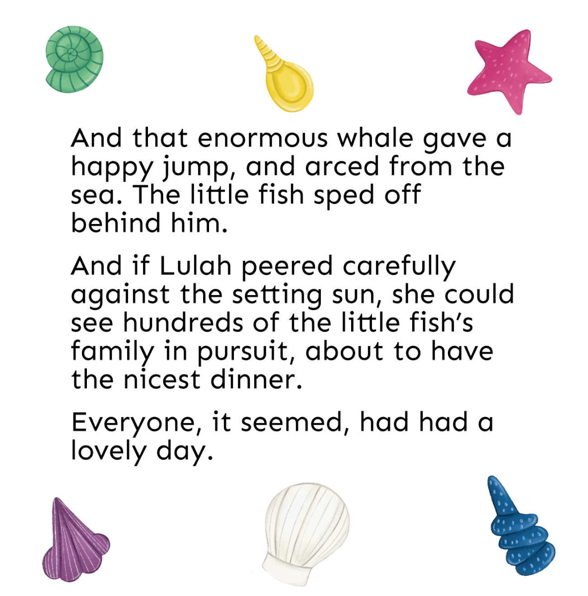 Truyện thai giáo tiếng Anh (Thai giáo ngoại ngữ): Lulah, The Fish and the Whale