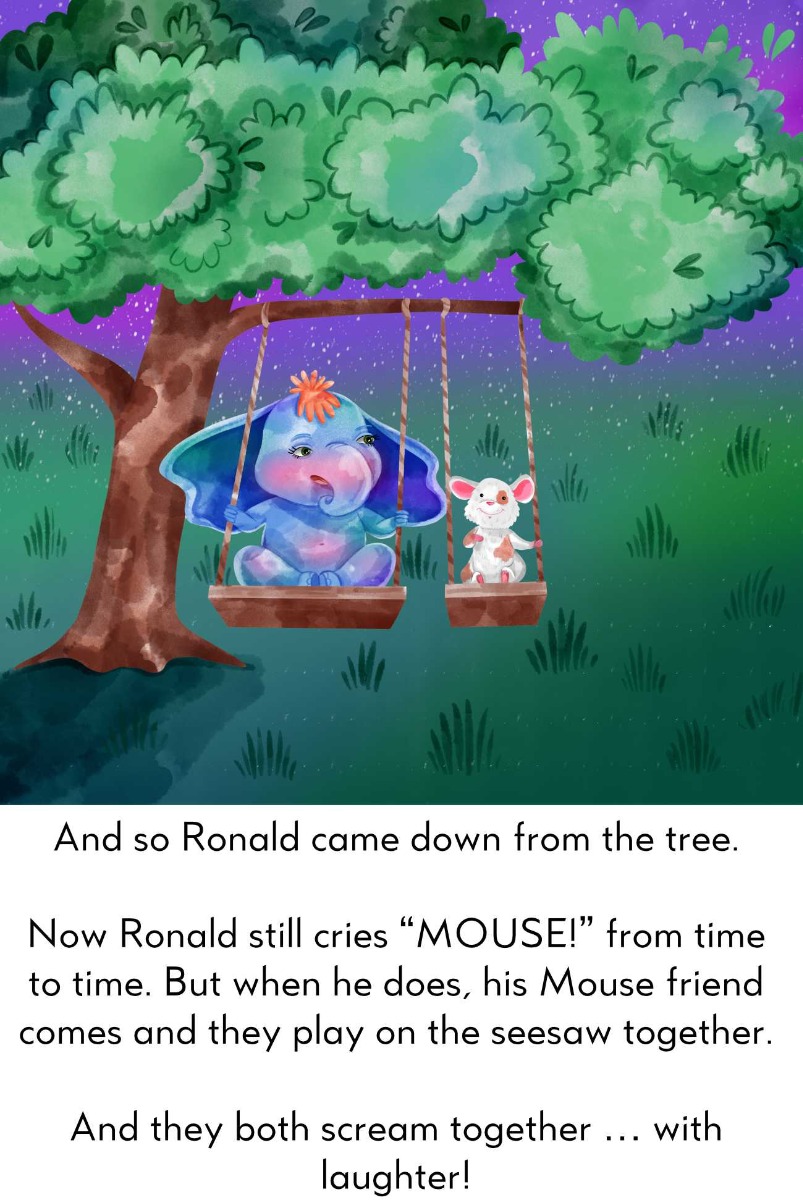 Truyện thai giáo tiếng Anh (Thai giáo ngoại ngữ): The Elephant Who Cried Mouse!
