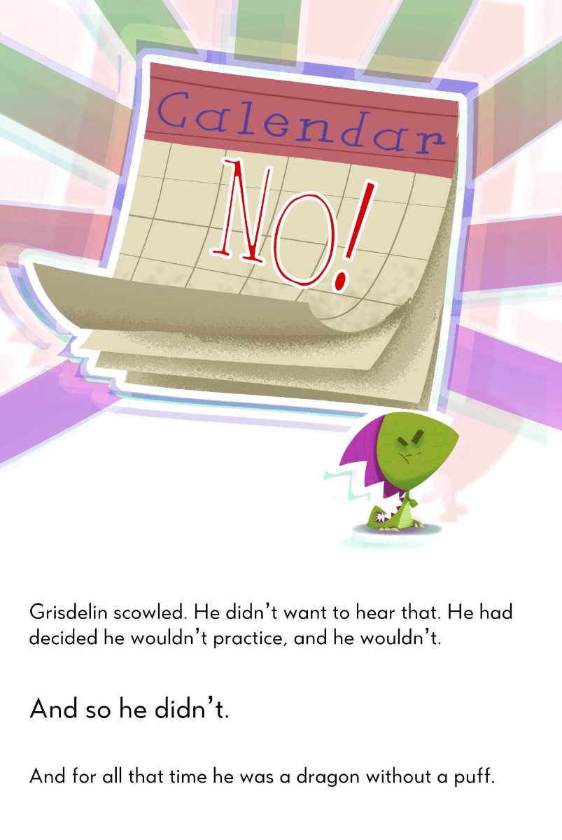 Truyện thai giáo tiếng Anh (Thai giáo ngoại ngữ): The Dragon Who Couldn’t Puff