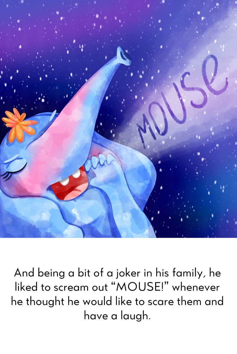 Truyện thai giáo tiếng Anh (Thai giáo ngoại ngữ): The Elephant Who Cried Mouse!