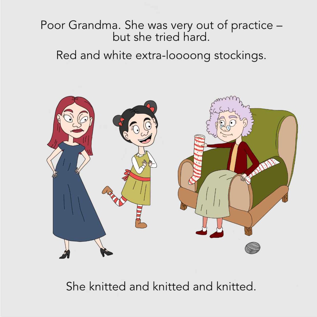 Truyện thai giáo tiếng Anh (Thai giáo ngoại ngữ): The Looong Christmas Stocking