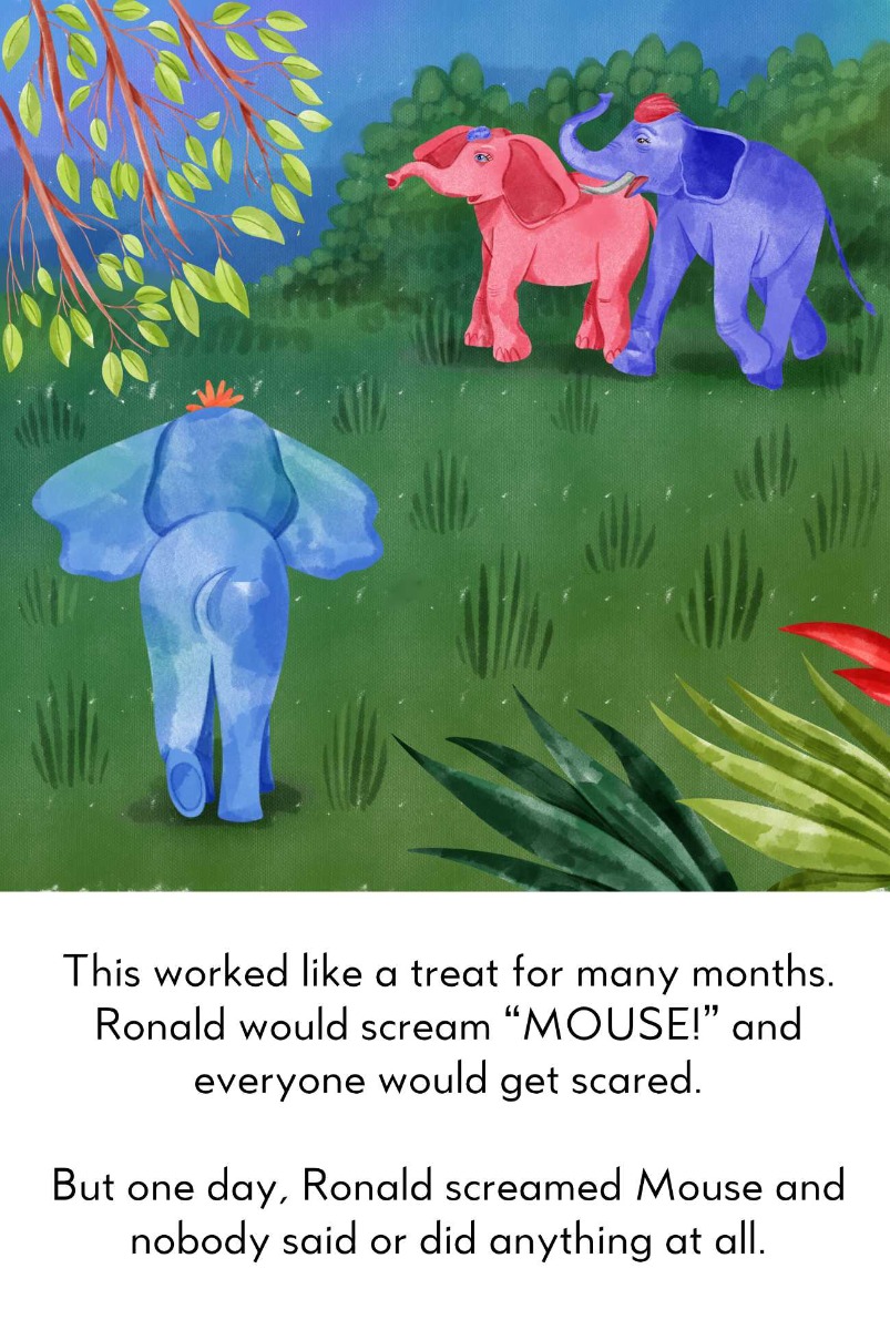Truyện thai giáo tiếng Anh (Thai giáo ngoại ngữ): The Elephant Who Cried Mouse!