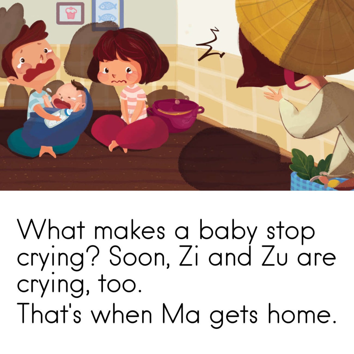Truyện thai giáo tiếng Anh (Thai giáo ngoại ngữ): Don’t Wake The Baby!