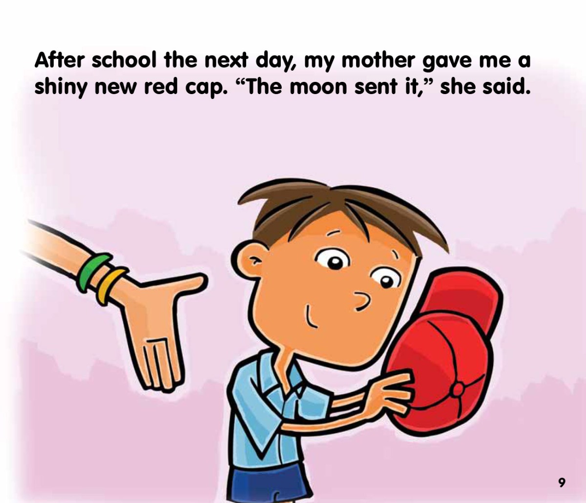 Truyện thai giáo tiếng Anh (Thai giáo ngoại ngữ): The Moon and the Cap