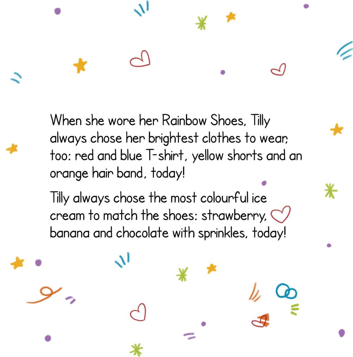 Truyện thai giáo tiếng Anh (Thai giáo ngoại ngữ): Tilly’s Rainbow Shoes