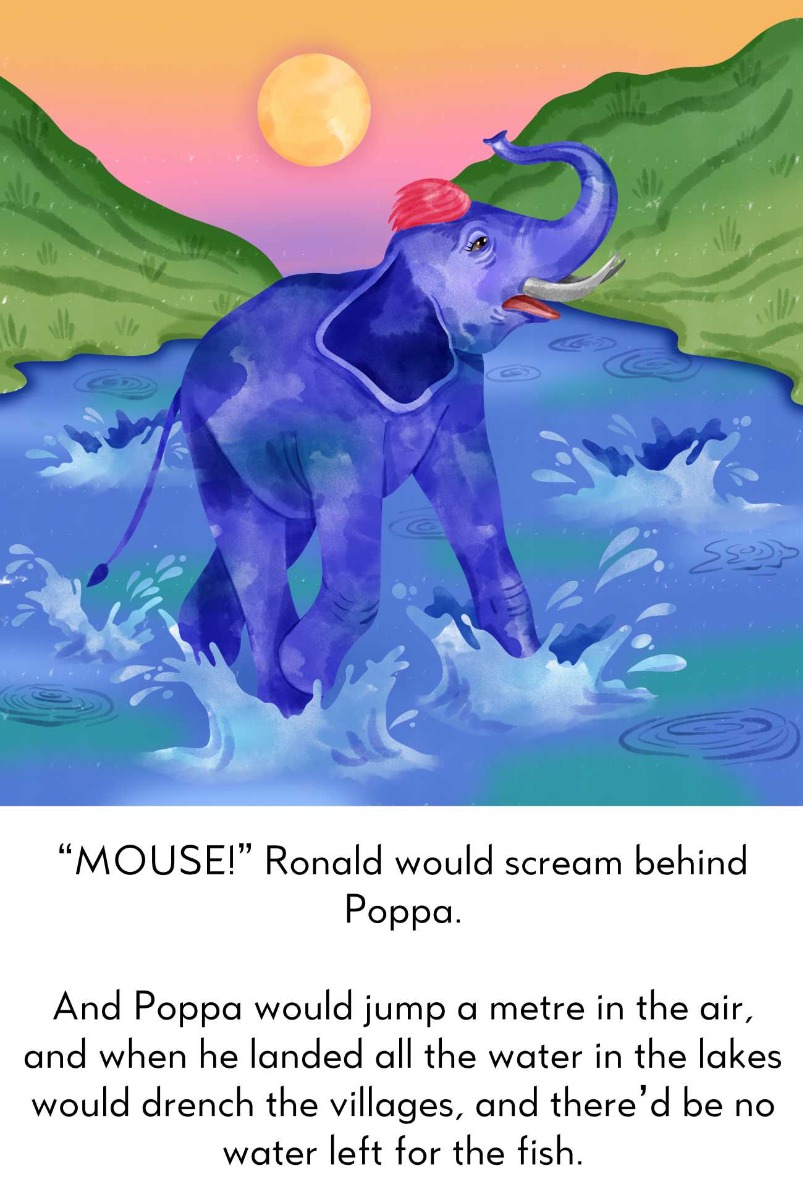 Truyện thai giáo tiếng Anh (Thai giáo ngoại ngữ): The Elephant Who Cried Mouse!