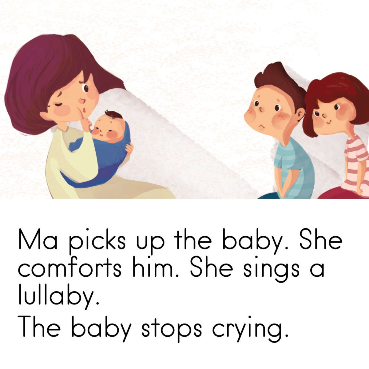 Truyện thai giáo tiếng Anh (Thai giáo ngoại ngữ): Don’t Wake The Baby!