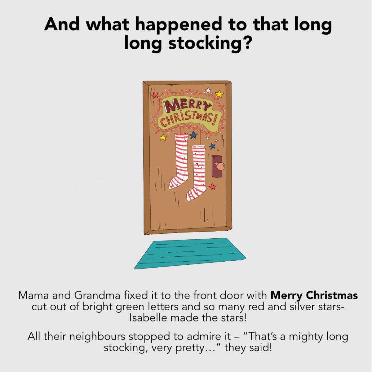 Truyện thai giáo tiếng Anh (Thai giáo ngoại ngữ): The Looong Christmas Stocking