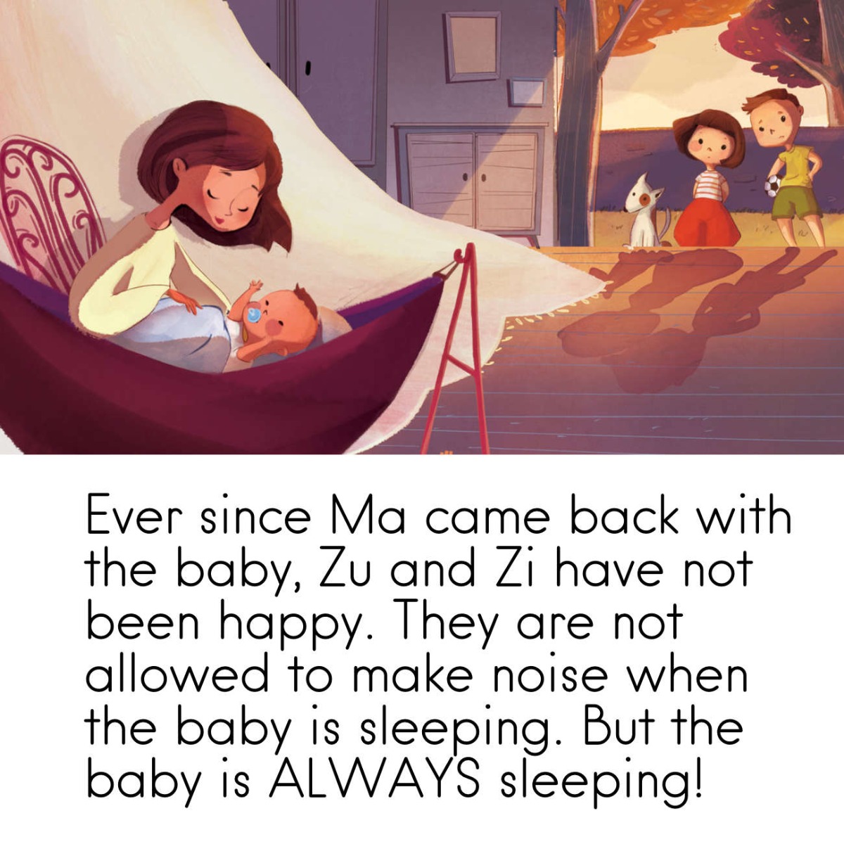 Truyện thai giáo tiếng Anh (Thai giáo ngoại ngữ): Don’t Wake The Baby!