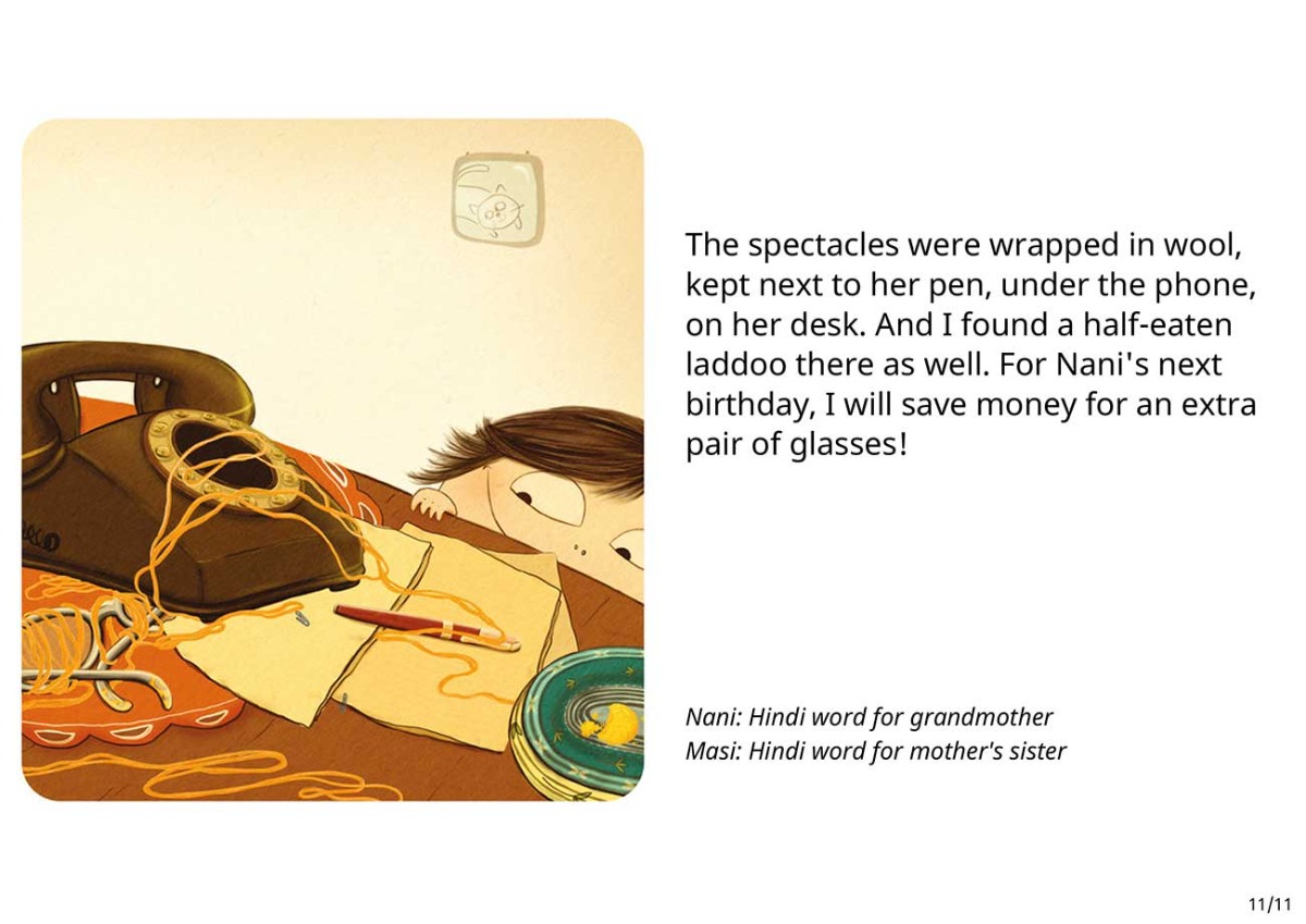 Truyện thai giáo tiếng Anh (Thai giáo ngoại ngữ): Grandma’s Glasses