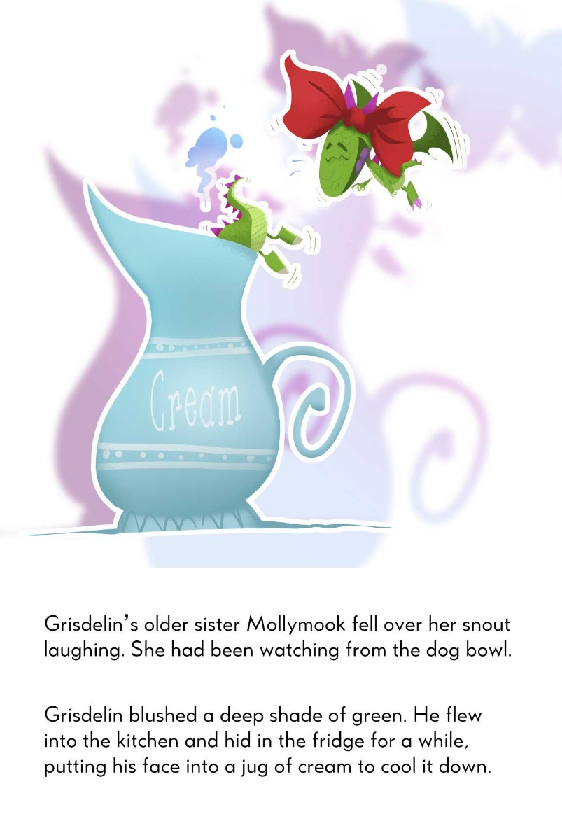 Truyện thai giáo tiếng Anh (Thai giáo ngoại ngữ): The Dragon Who Couldn’t Puff