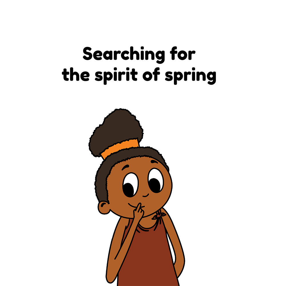 Truyện thai giáo tiếng Anh (Thai giáo ngoại ngữ): Searching for the Spirit of Spring