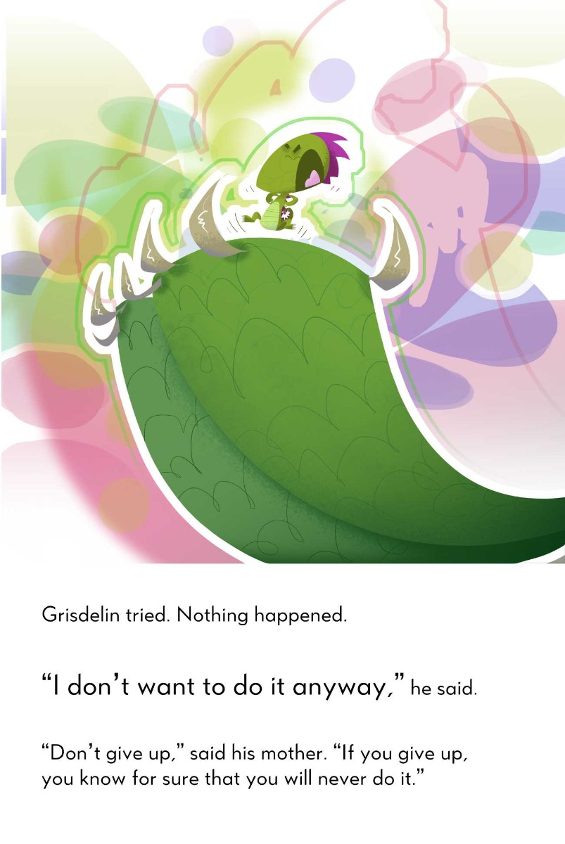 Truyện thai giáo tiếng Anh (Thai giáo ngoại ngữ): The Dragon Who Couldn’t Puff