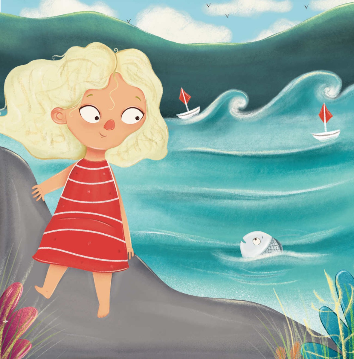 Truyện thai giáo tiếng Anh (Thai giáo ngoại ngữ): Lulah, The Fish and the Whale