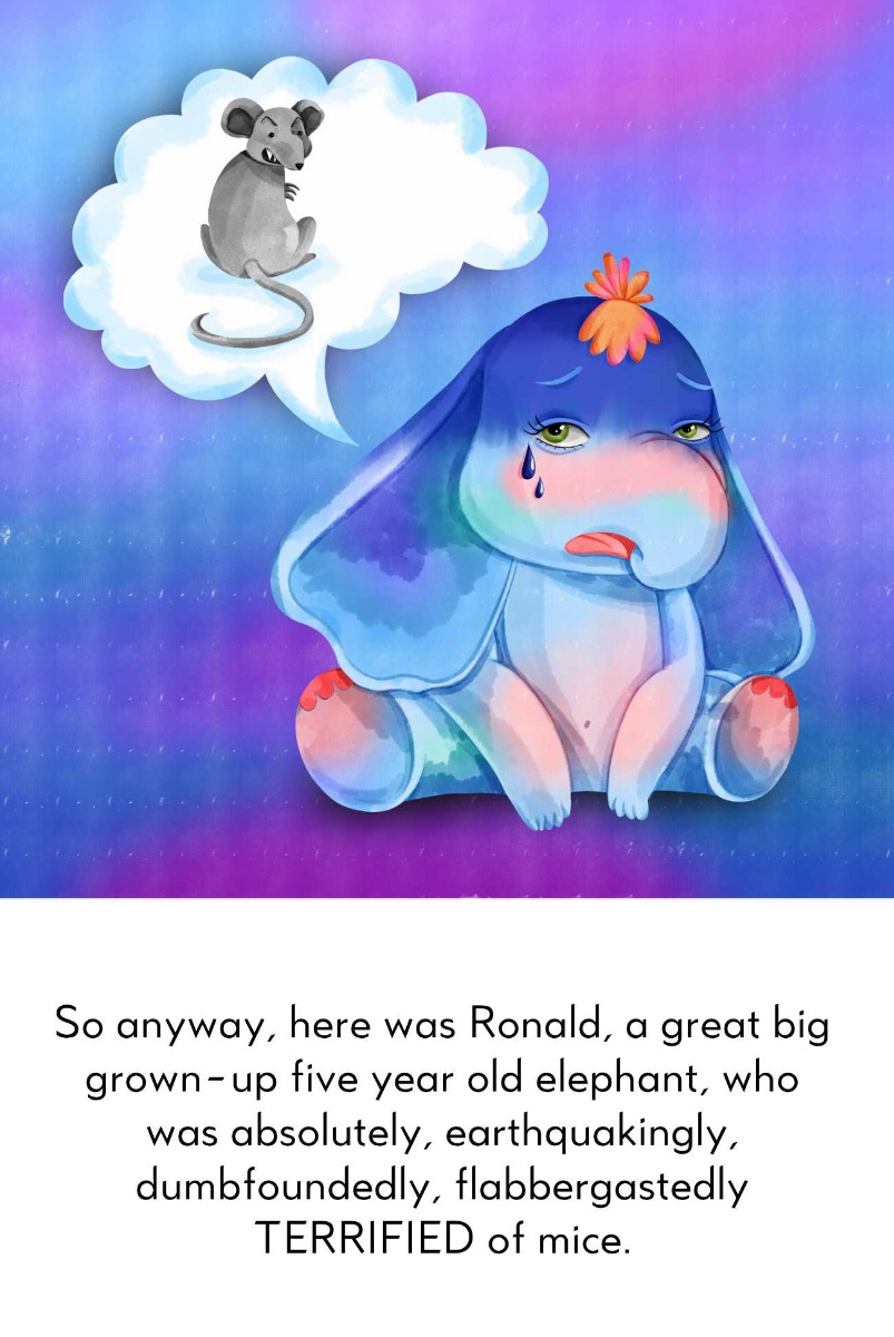 Truyện thai giáo tiếng Anh (Thai giáo ngoại ngữ): The Elephant Who Cried Mouse!