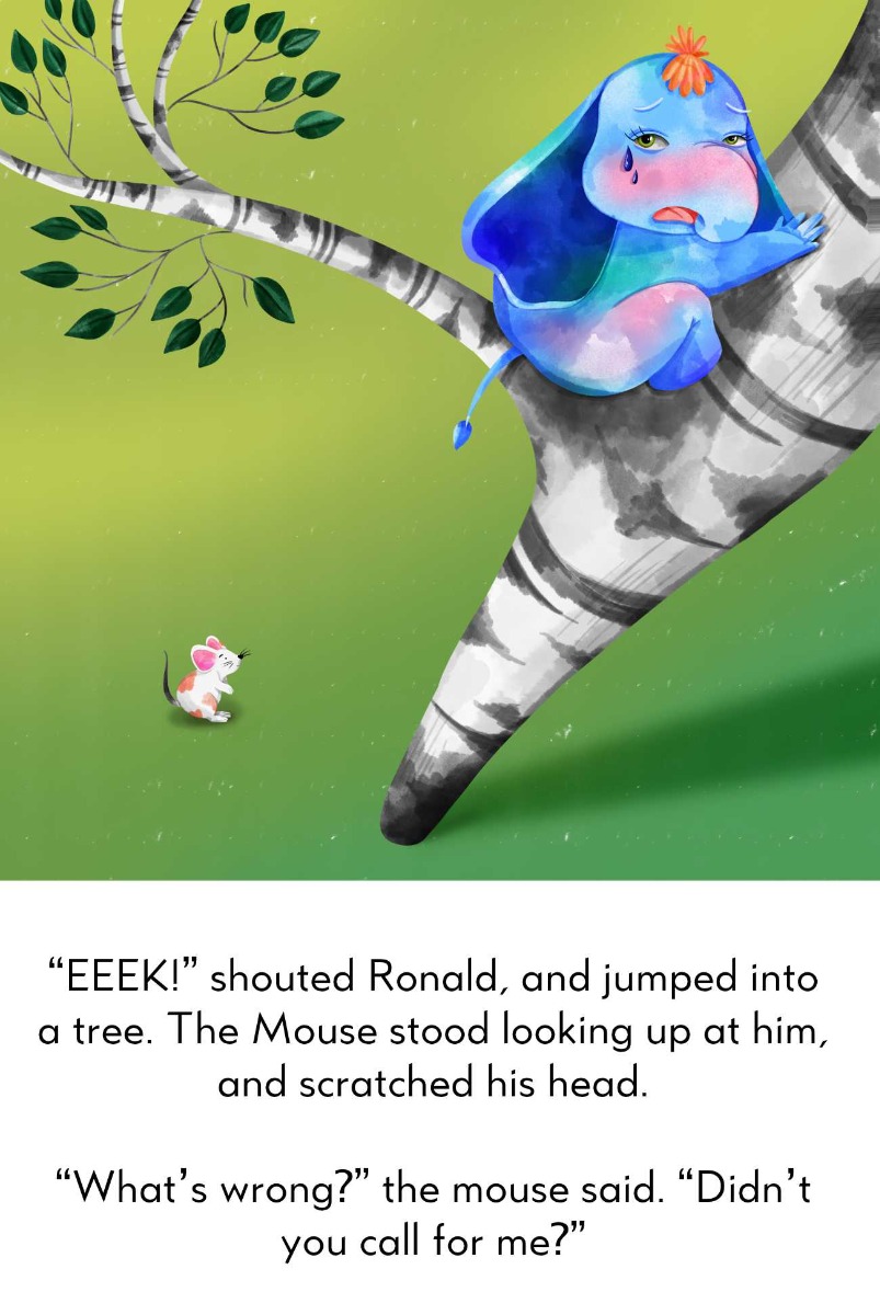 Truyện thai giáo tiếng Anh (Thai giáo ngoại ngữ): The Elephant Who Cried Mouse!