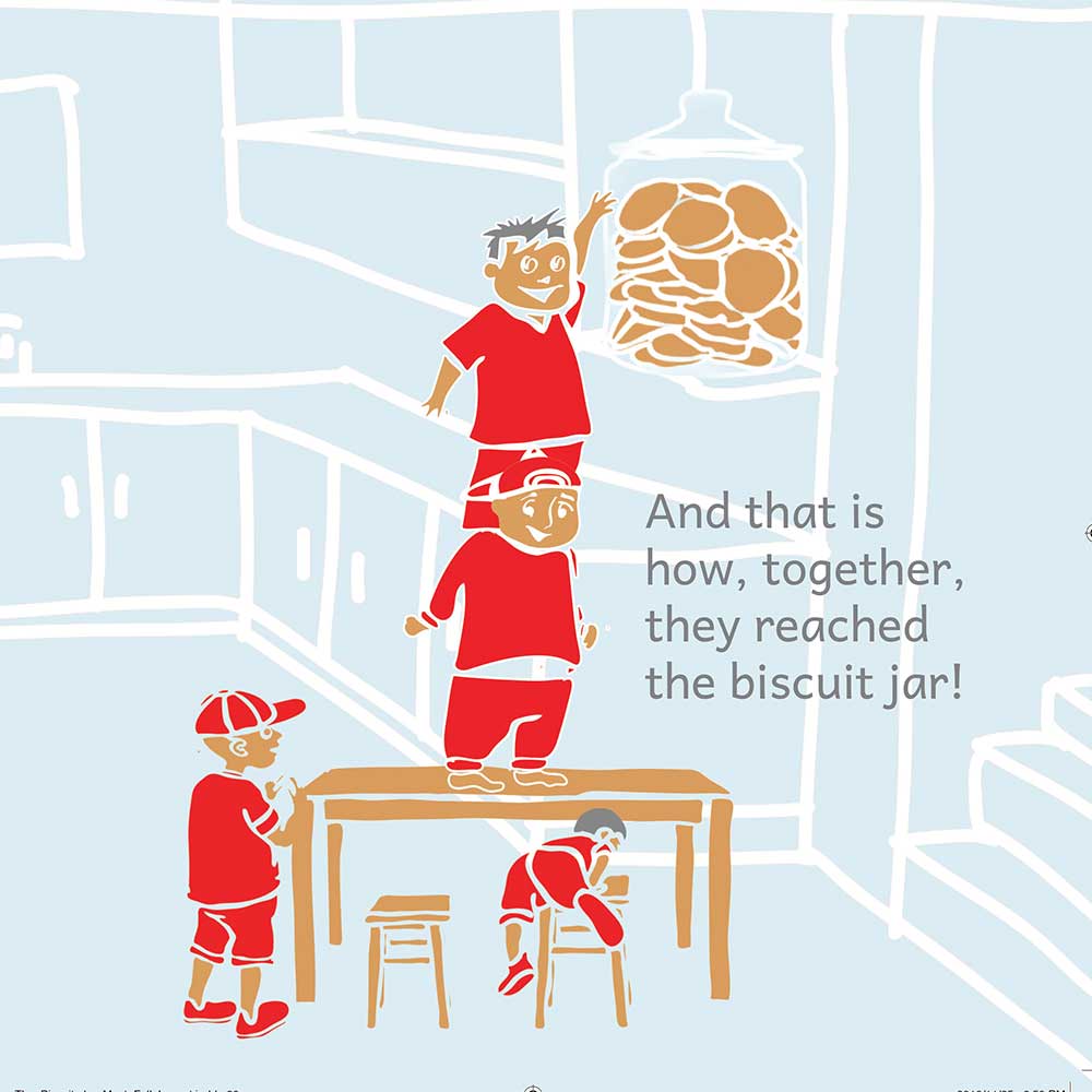 Truyện thai giáo tiếng Anh (Thai giáo ngoại ngữ): The Biscuit Jar Must Fall