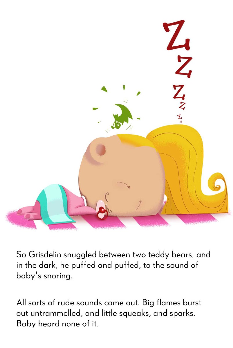 Truyện thai giáo tiếng Anh (Thai giáo ngoại ngữ): The Dragon Who Couldn’t Puff