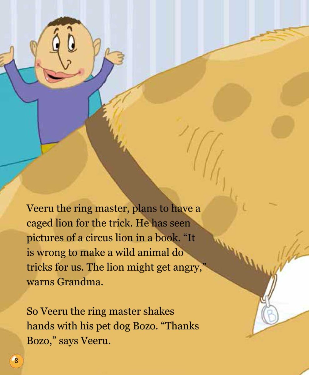 Truyện thai giáo tiếng Anh (Thai giáo ngoại ngữ): Veeru Goes to the Circus