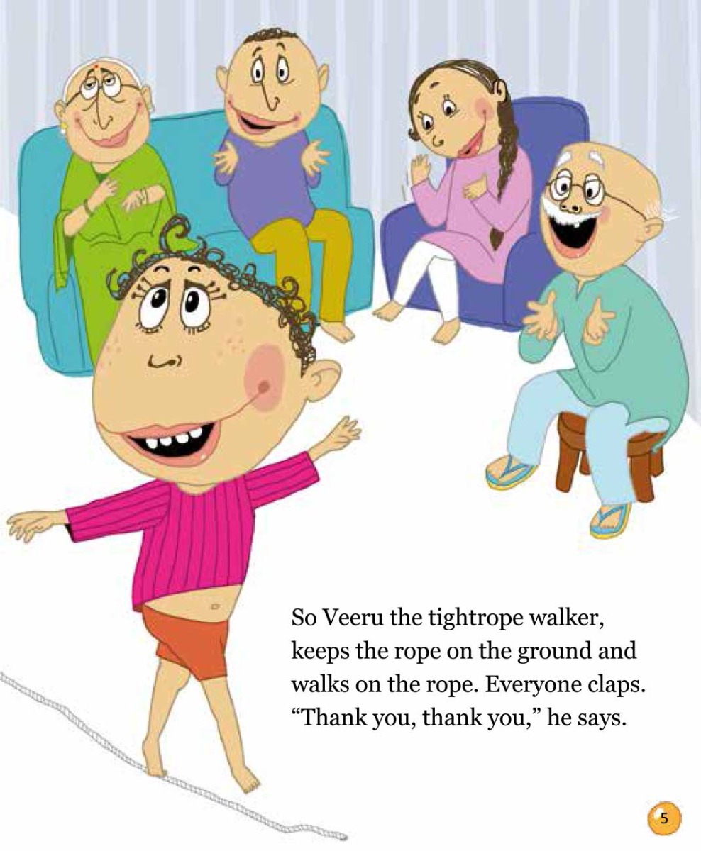 Truyện thai giáo tiếng Anh (Thai giáo ngoại ngữ): Veeru Goes to the Circus