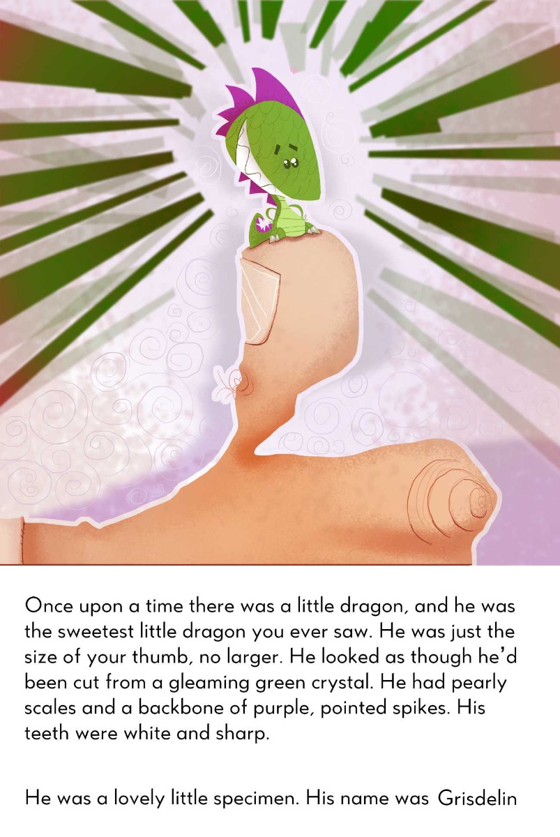 Truyện thai giáo tiếng Anh (Thai giáo ngoại ngữ): The Dragon Who Couldn’t Puff