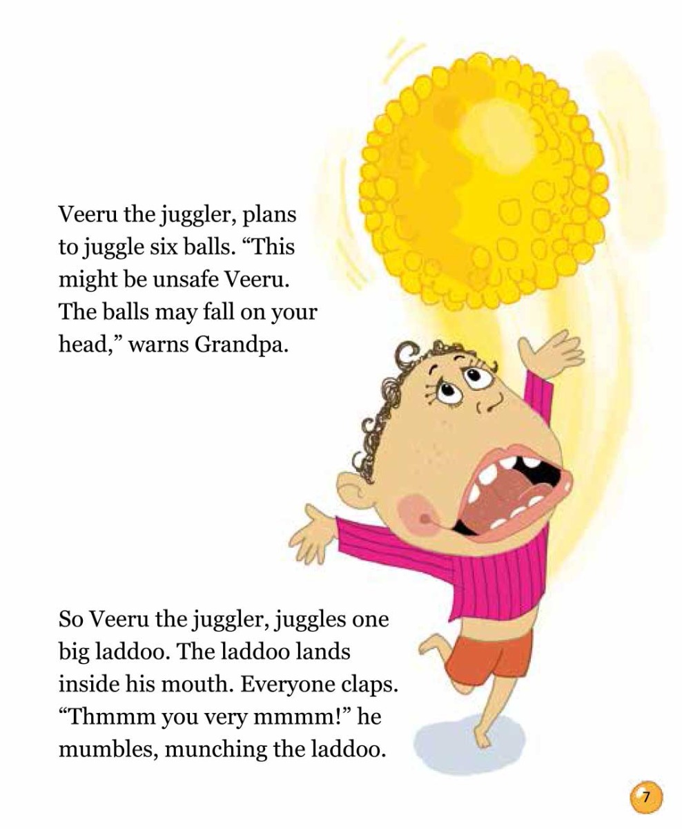 Truyện thai giáo tiếng Anh (Thai giáo ngoại ngữ): Veeru Goes to the Circus