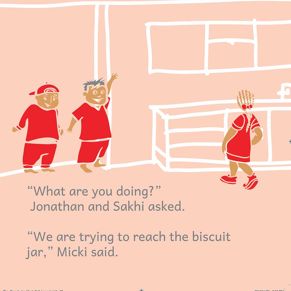 Truyện thai giáo tiếng Anh (Thai giáo ngoại ngữ): The Biscuit Jar Must Fall