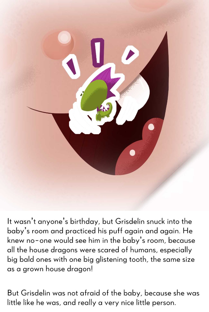 Truyện thai giáo tiếng Anh (Thai giáo ngoại ngữ): The Dragon Who Couldn’t Puff