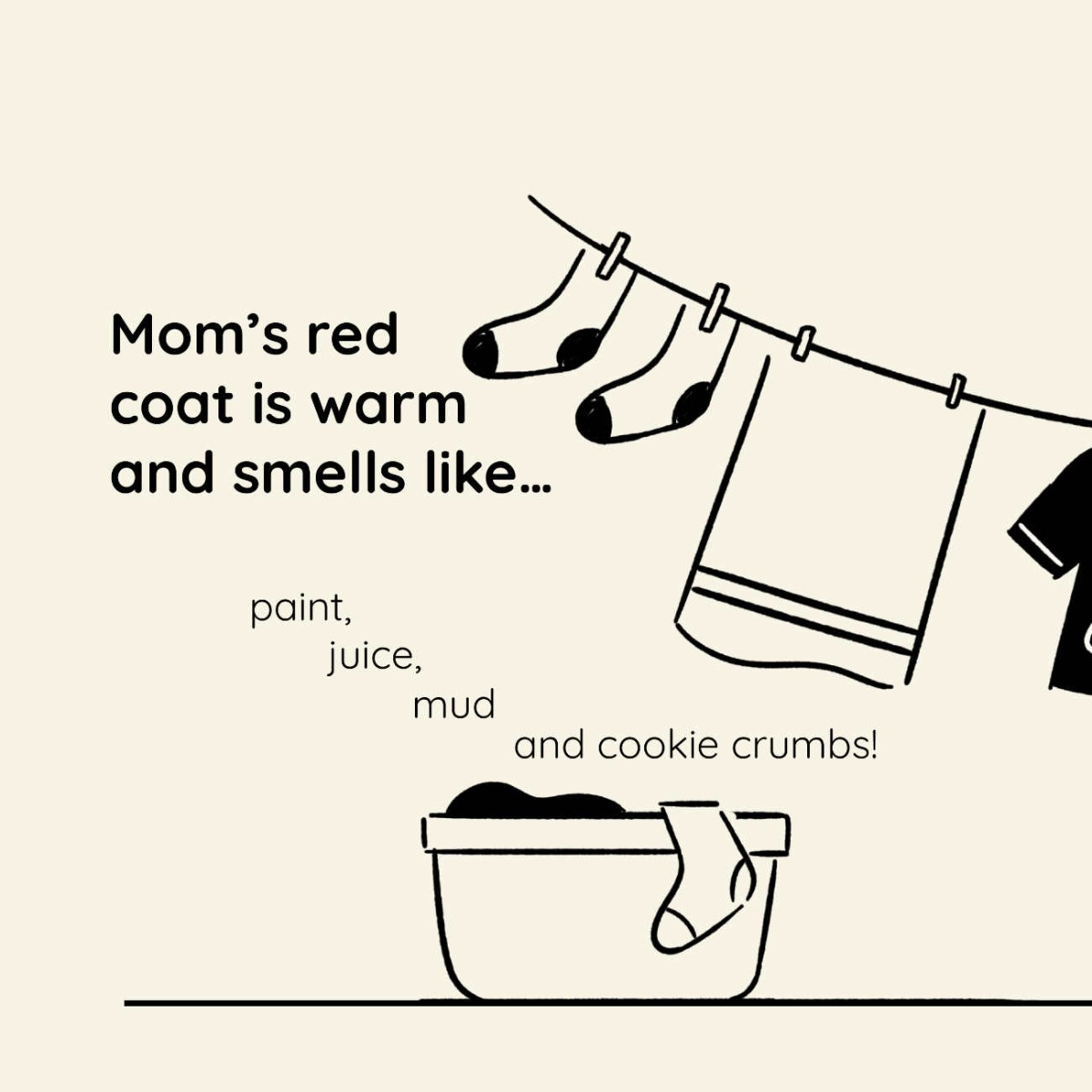 Truyện thai giáo tiếng Anh (Thai giáo ngoại ngữ): Mom’s Red Coat