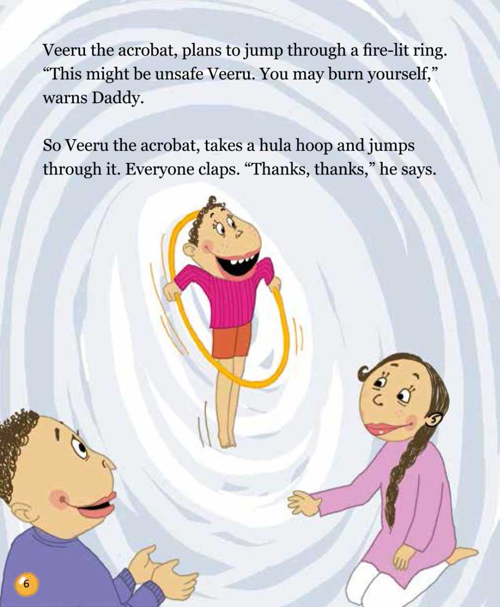 Truyện thai giáo tiếng Anh (Thai giáo ngoại ngữ): Veeru Goes to the Circus