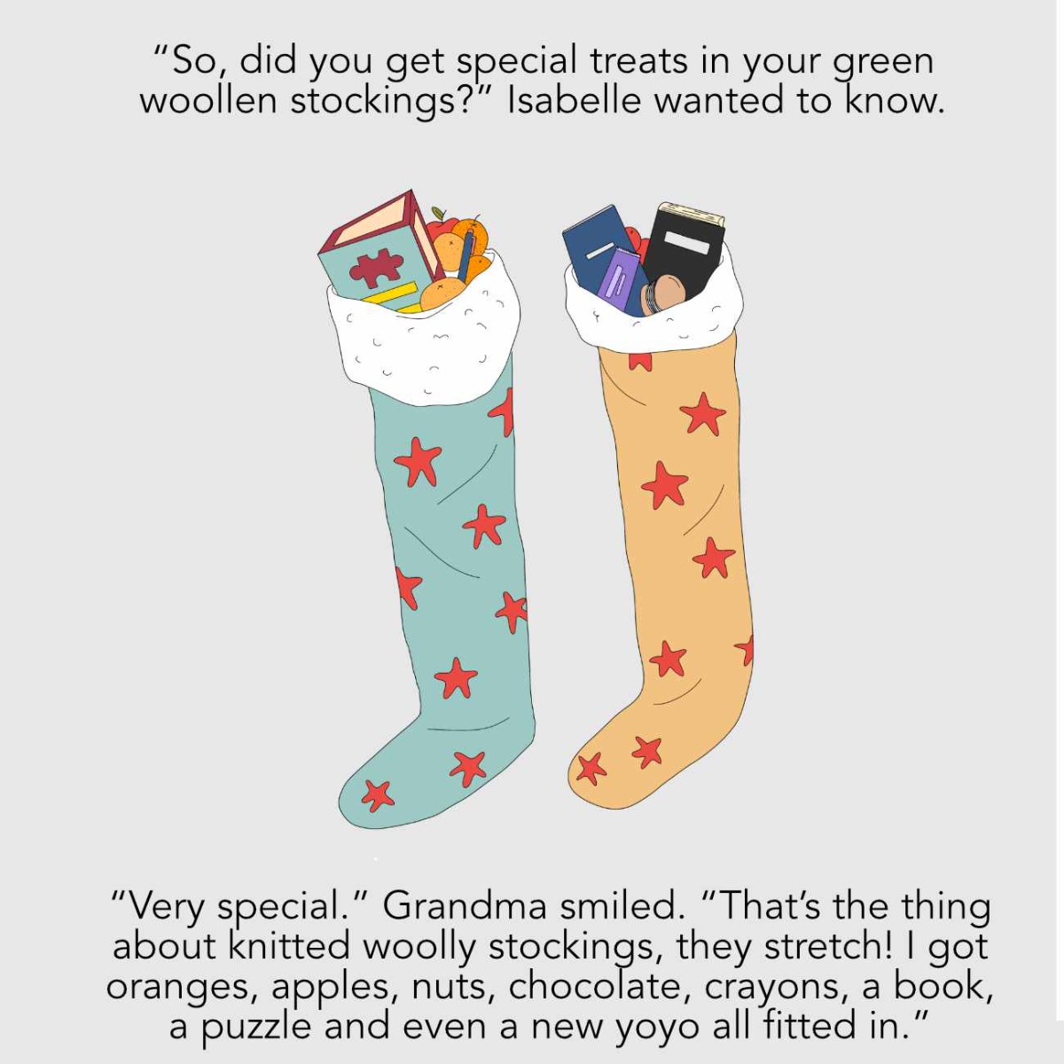Truyện thai giáo tiếng Anh (Thai giáo ngoại ngữ): The Looong Christmas Stocking