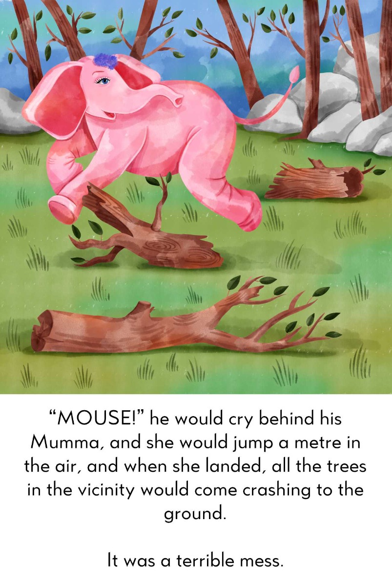 Truyện thai giáo tiếng Anh (Thai giáo ngoại ngữ): The Elephant Who Cried Mouse!